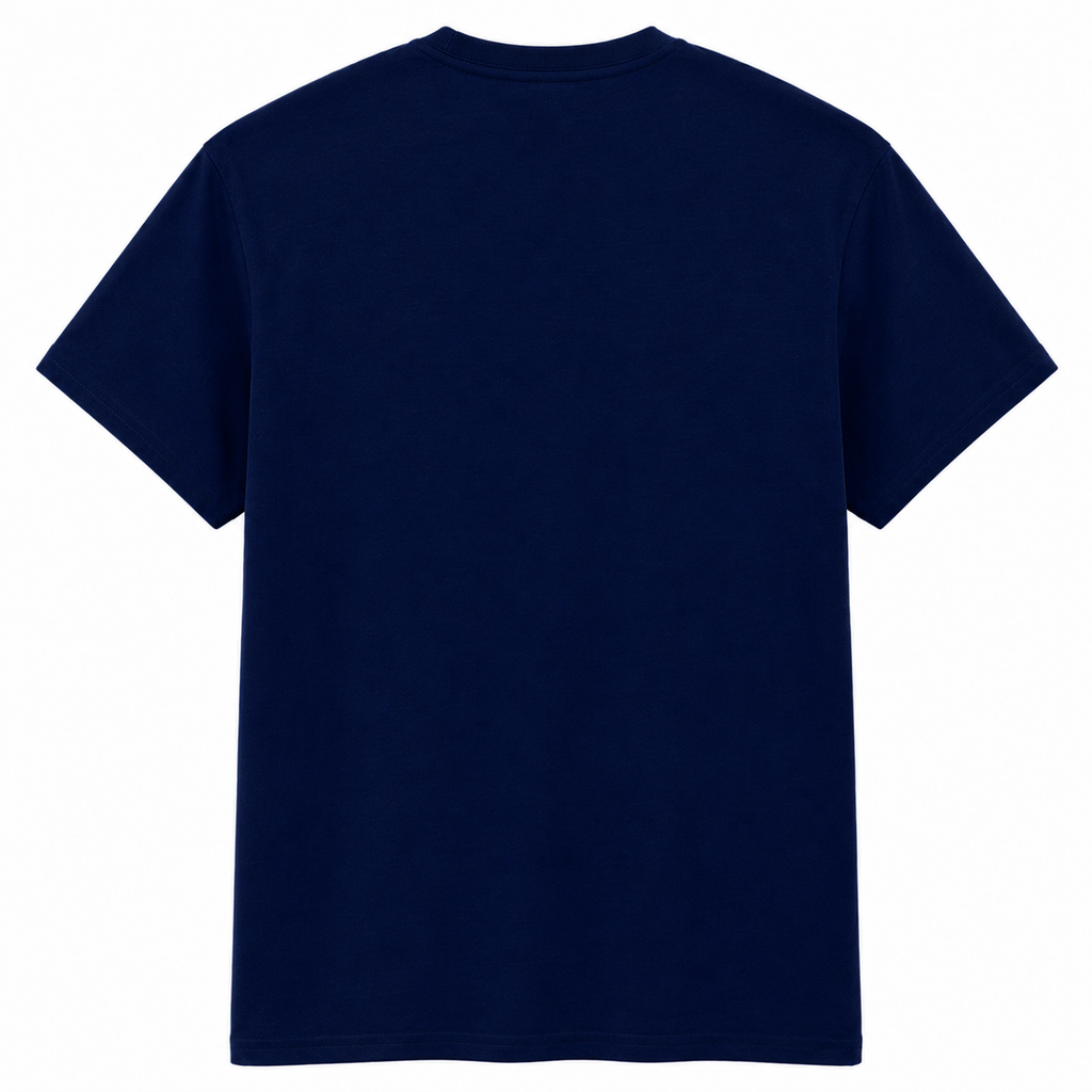 "God Loves You" Embroidered T-shirt — Navy | Kingdom Wear UK