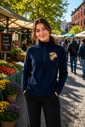 Lion of Judah Embroidered Microfleece — Navy | Kingdom Wear UK